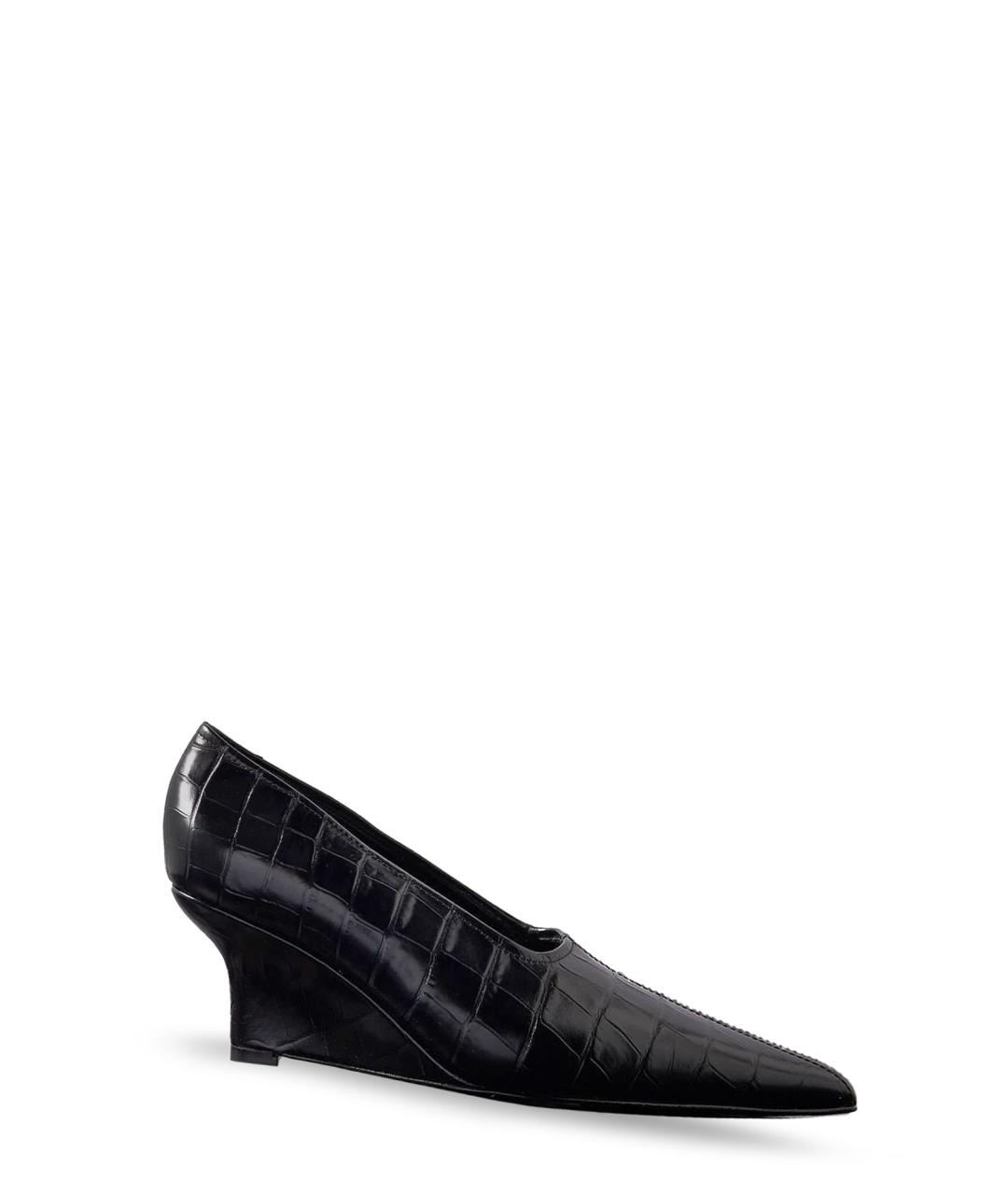 TOTEME Черные кожаные туфли, фото 2