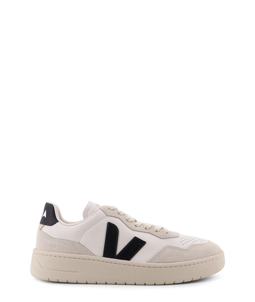 VEJA Белые кожаные низкие кроссовки / кеды, фото 1