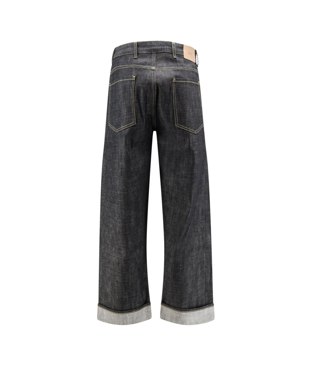 REPRESENT Черные хлопковые прямые джинсы, фото 2