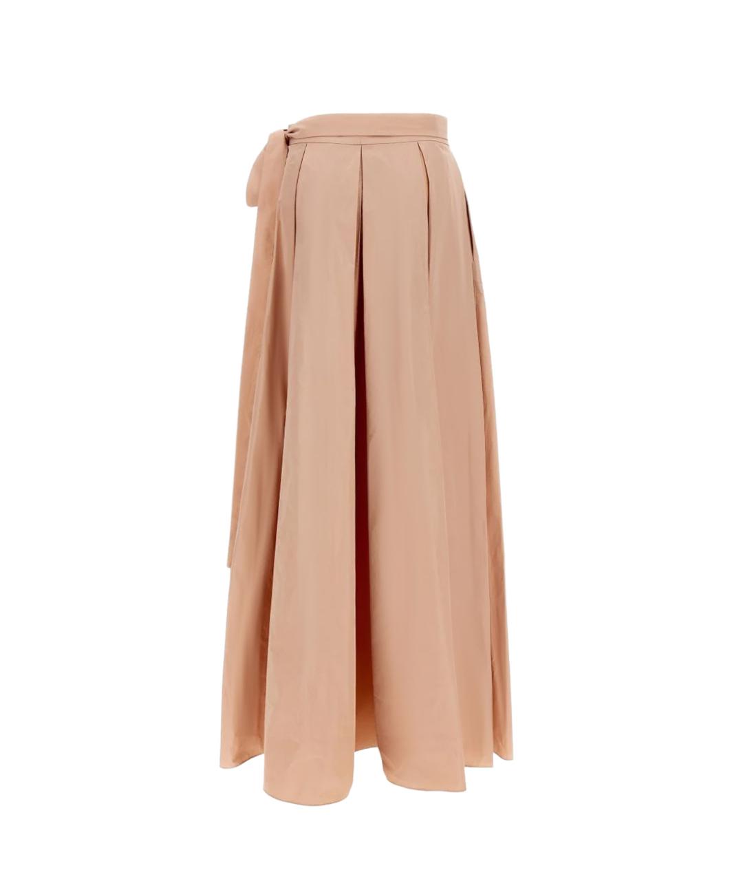 PINKO Розовая полиэстеровая юбка макси, фото 2