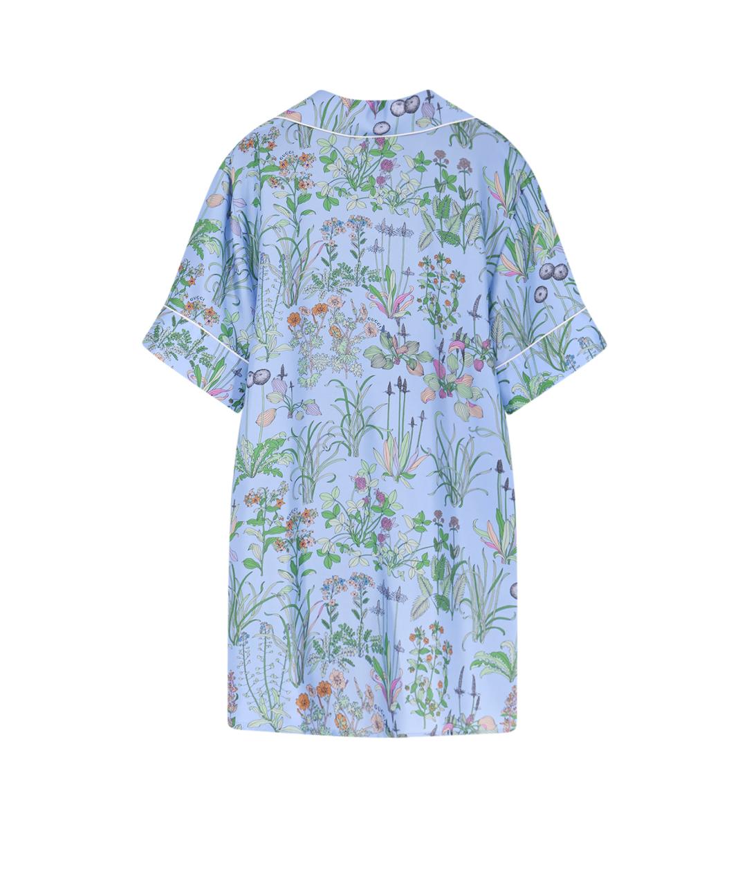 GUCCI Мульти шелковая рубашка, фото 2