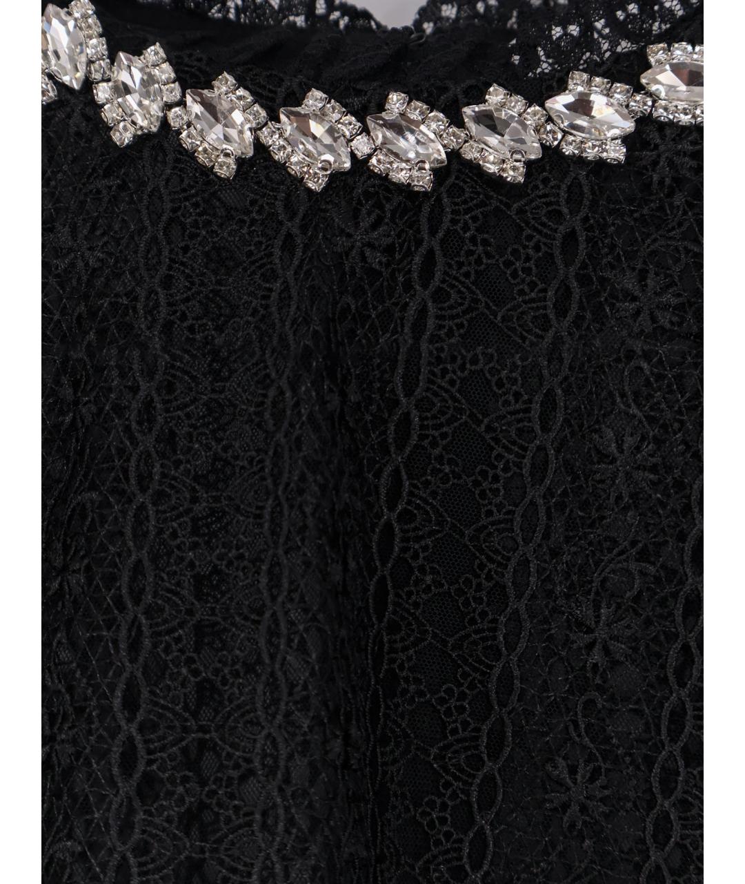 SELF-PORTRAIT Черная полиэстеровая блузы, фото 3