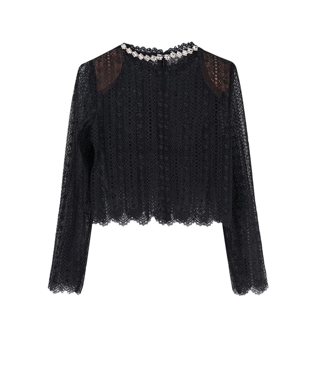 SELF-PORTRAIT Черная полиэстеровая блузы, фото 2