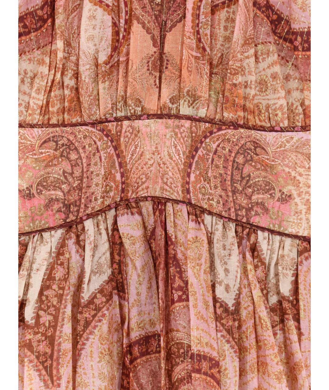 ZIMMERMANN Мульти хлопковое повседневное платье, фото 3