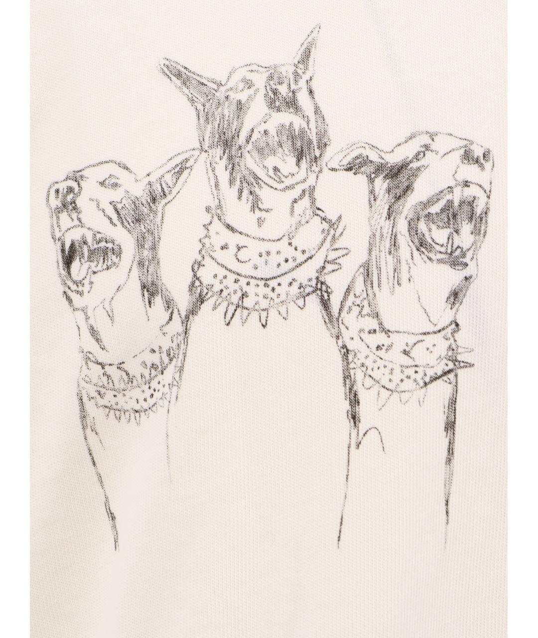 REPRESENT Бежевая хлопковая футболка, фото 3