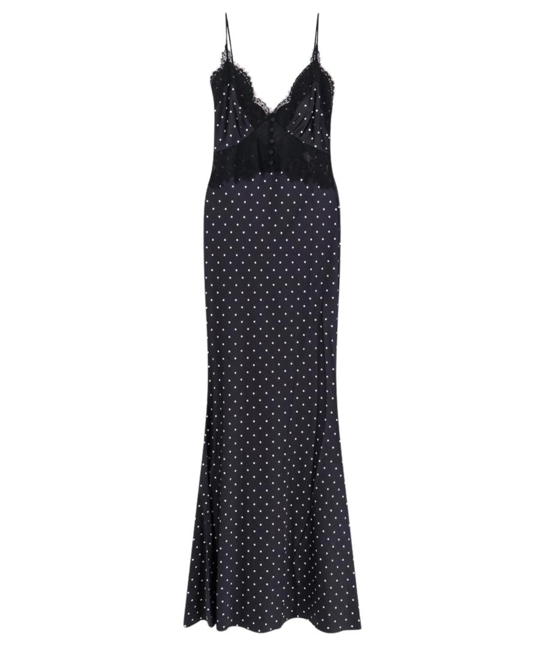 SELF-PORTRAIT Черное полиэстеровое повседневное платье, фото 1