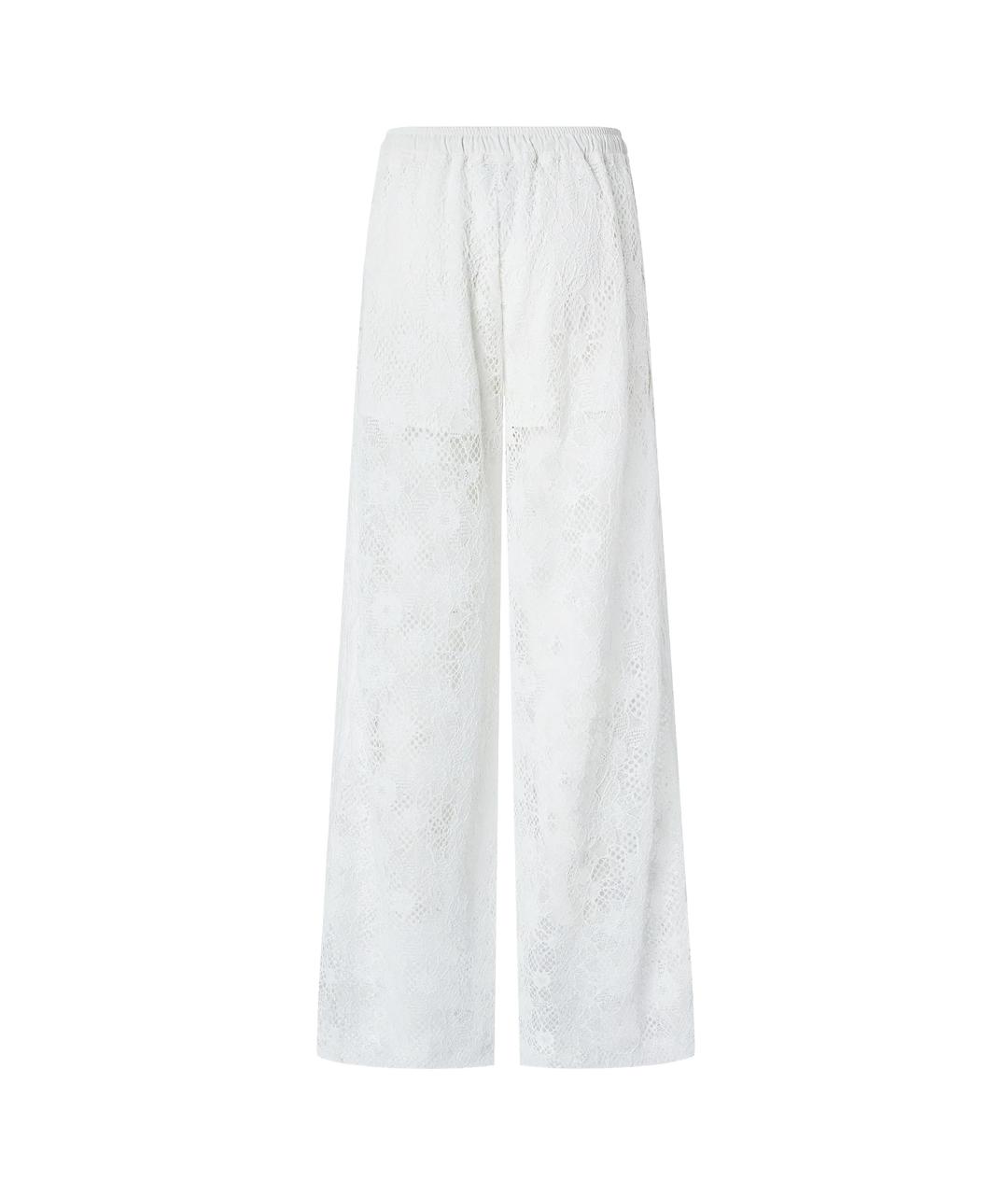 PINKO Белые прямые брюки, фото 2