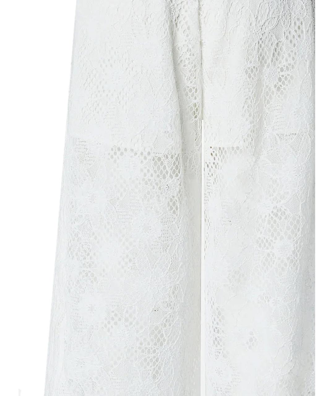 PINKO Белые прямые брюки, фото 3