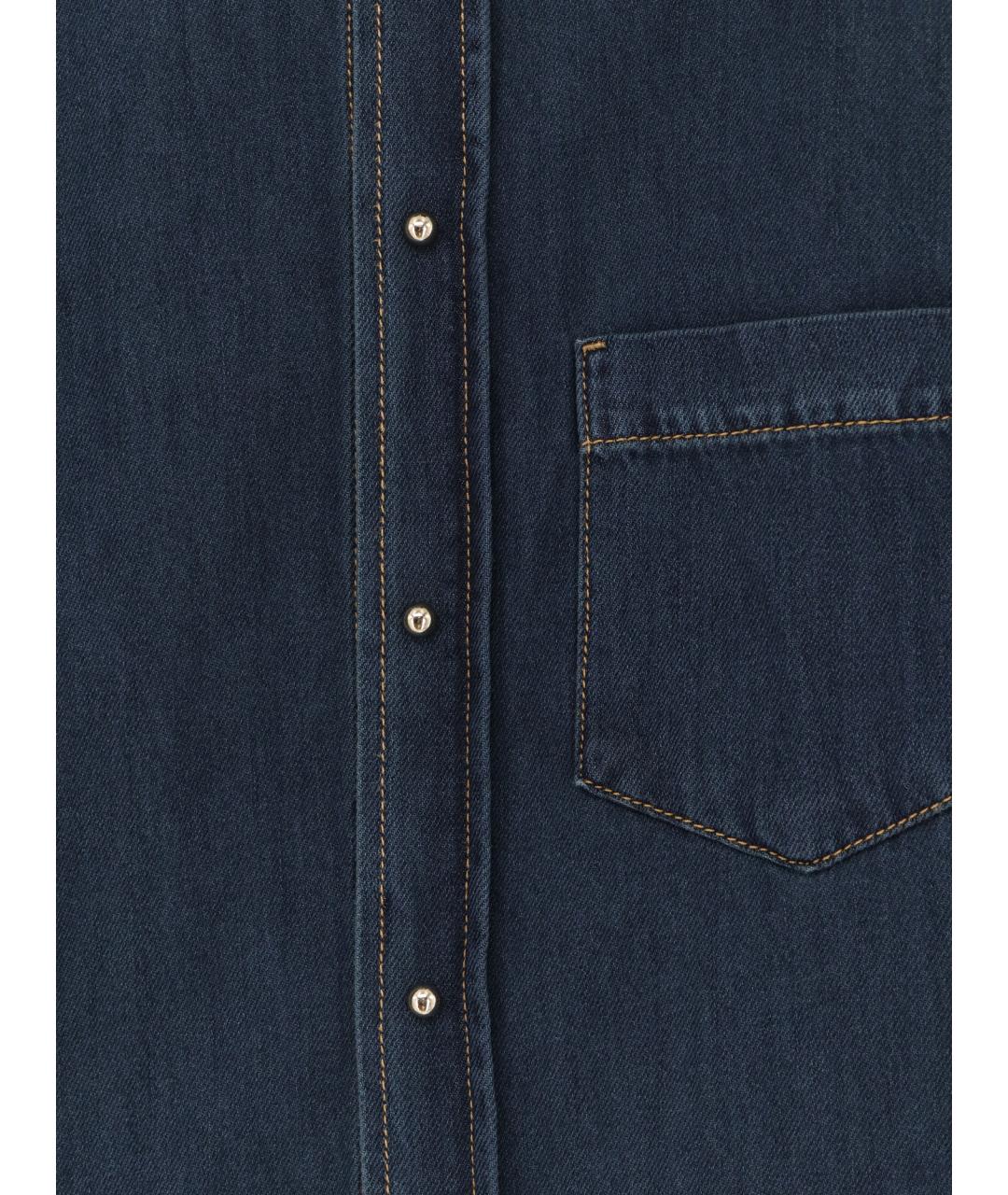 DARKPARK Синяя хлопковая рубашка, фото 3