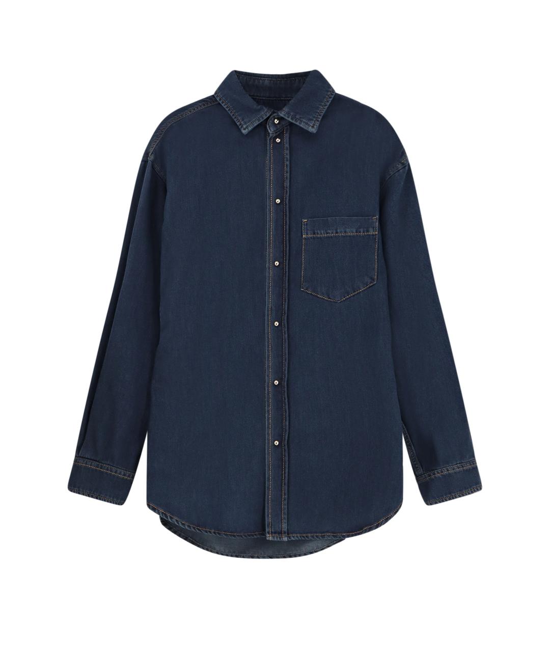 DARKPARK Синяя хлопковая рубашка, фото 1