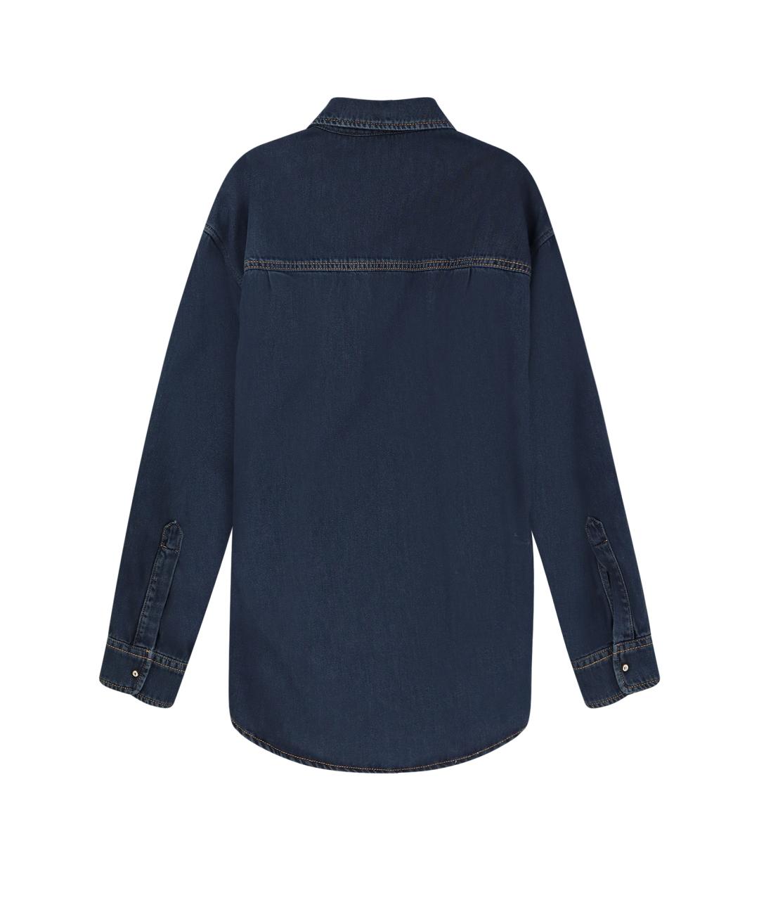 DARKPARK Синяя хлопковая рубашка, фото 2
