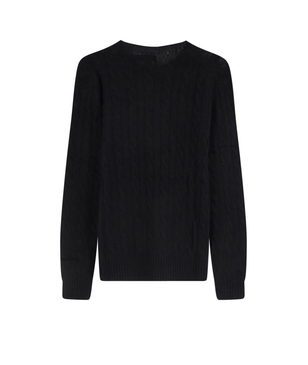 POLO RALPH LAUREN Черный шерстяной джемпер / свитер, фото 2