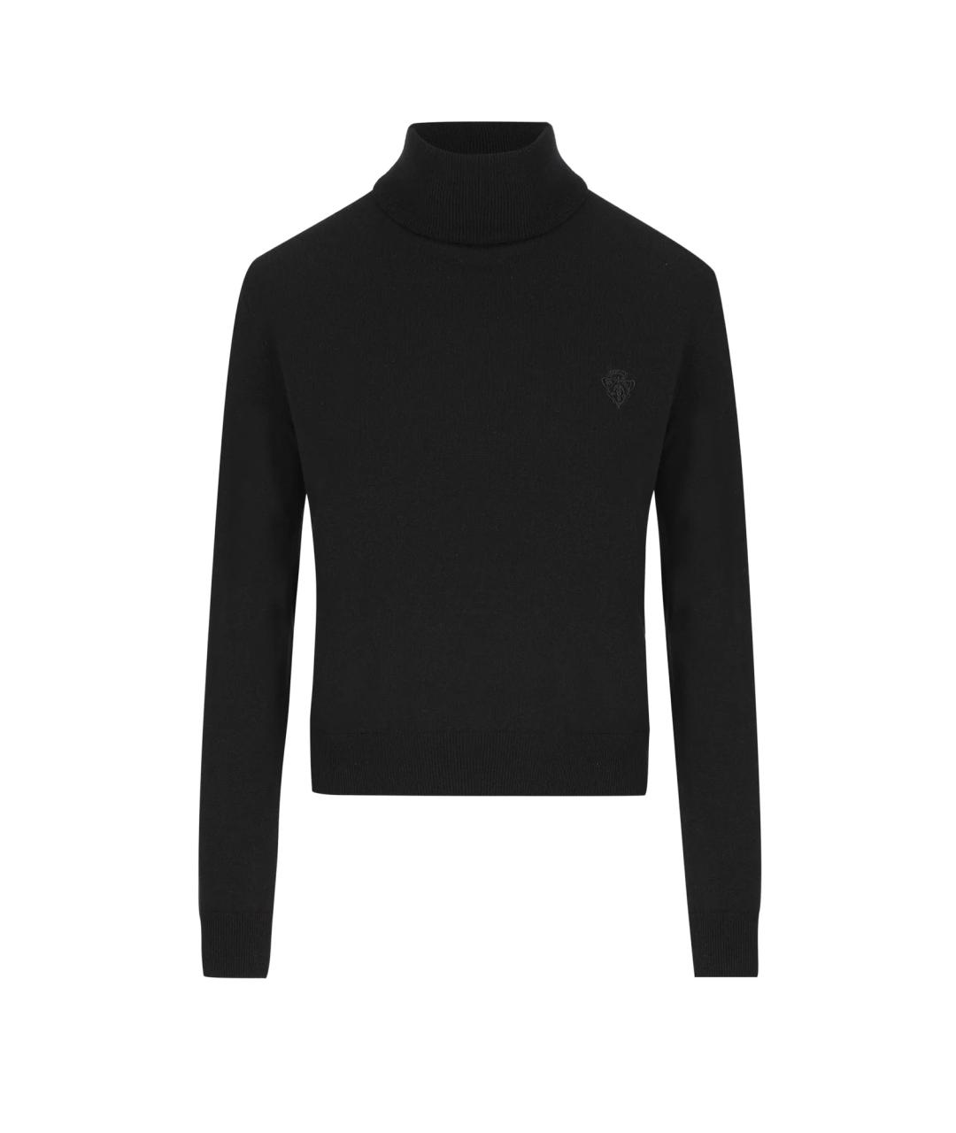 GUCCI Черный шерстяной джемпер / свитер, фото 1