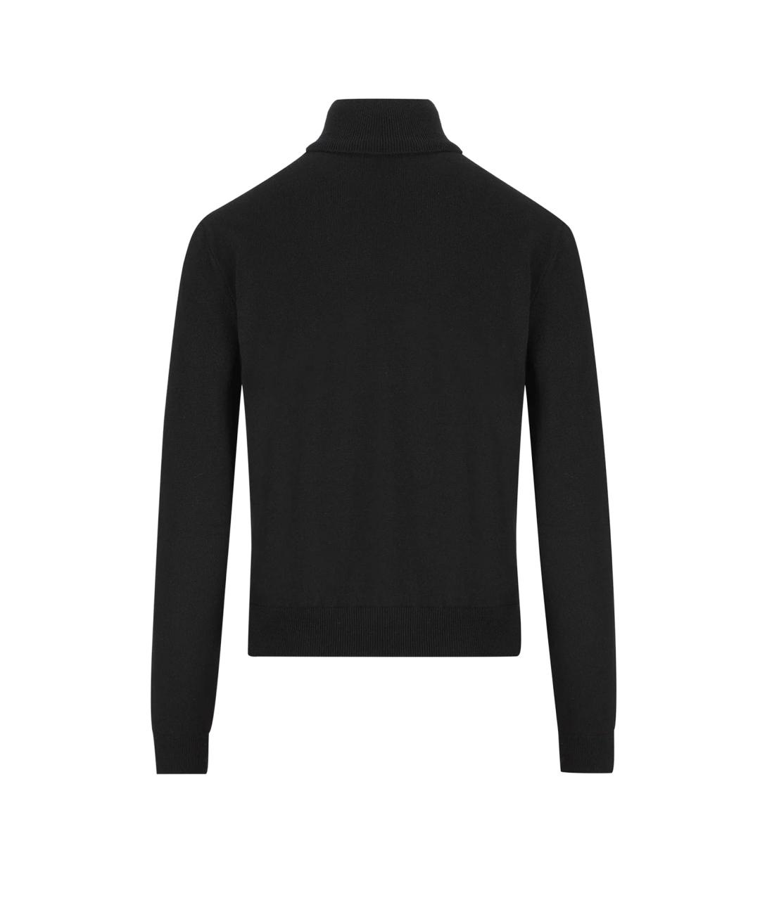 GUCCI Черный шерстяной джемпер / свитер, фото 2