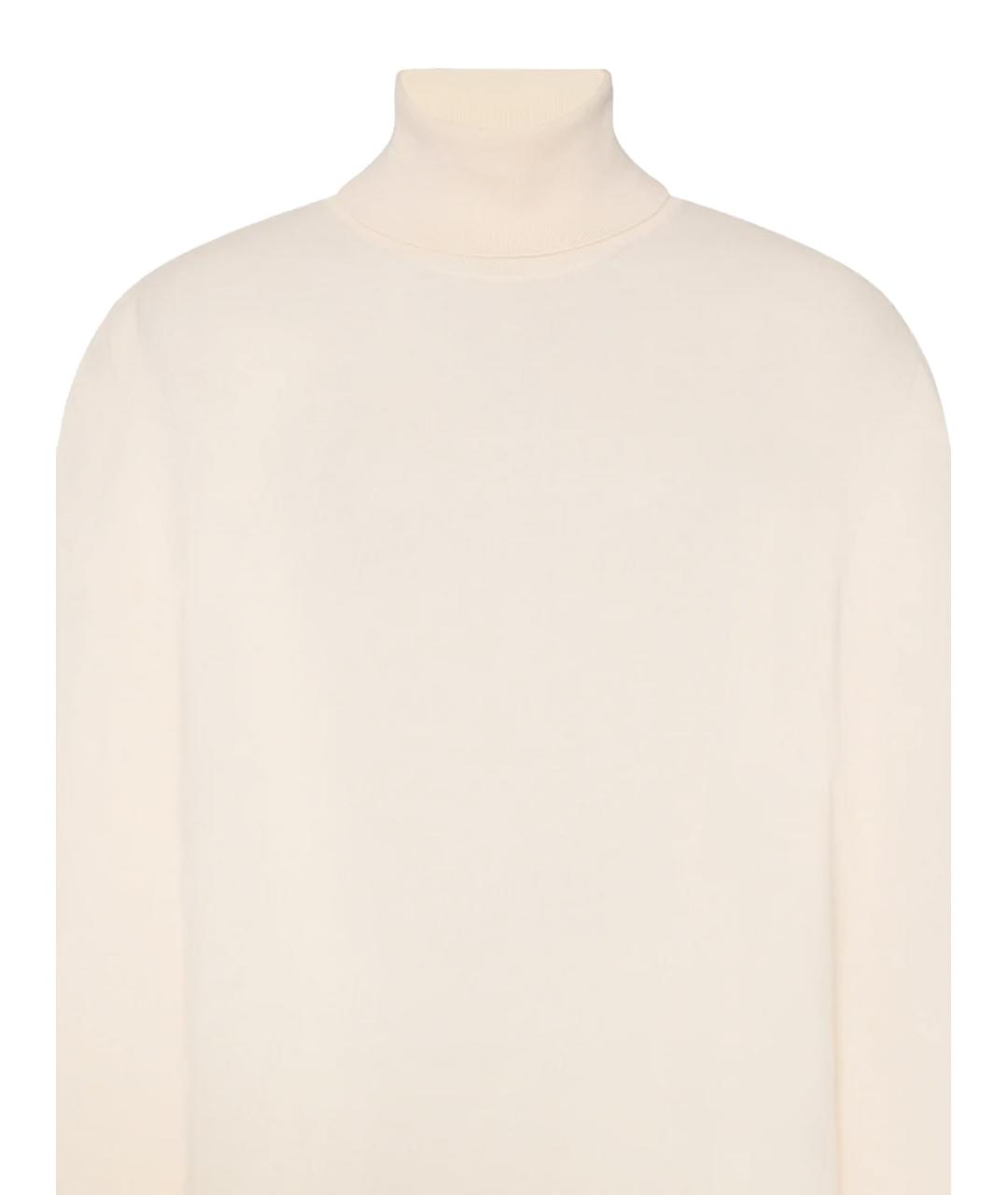 THE ROW Бежевый кашемировый джемпер / свитер, фото 3