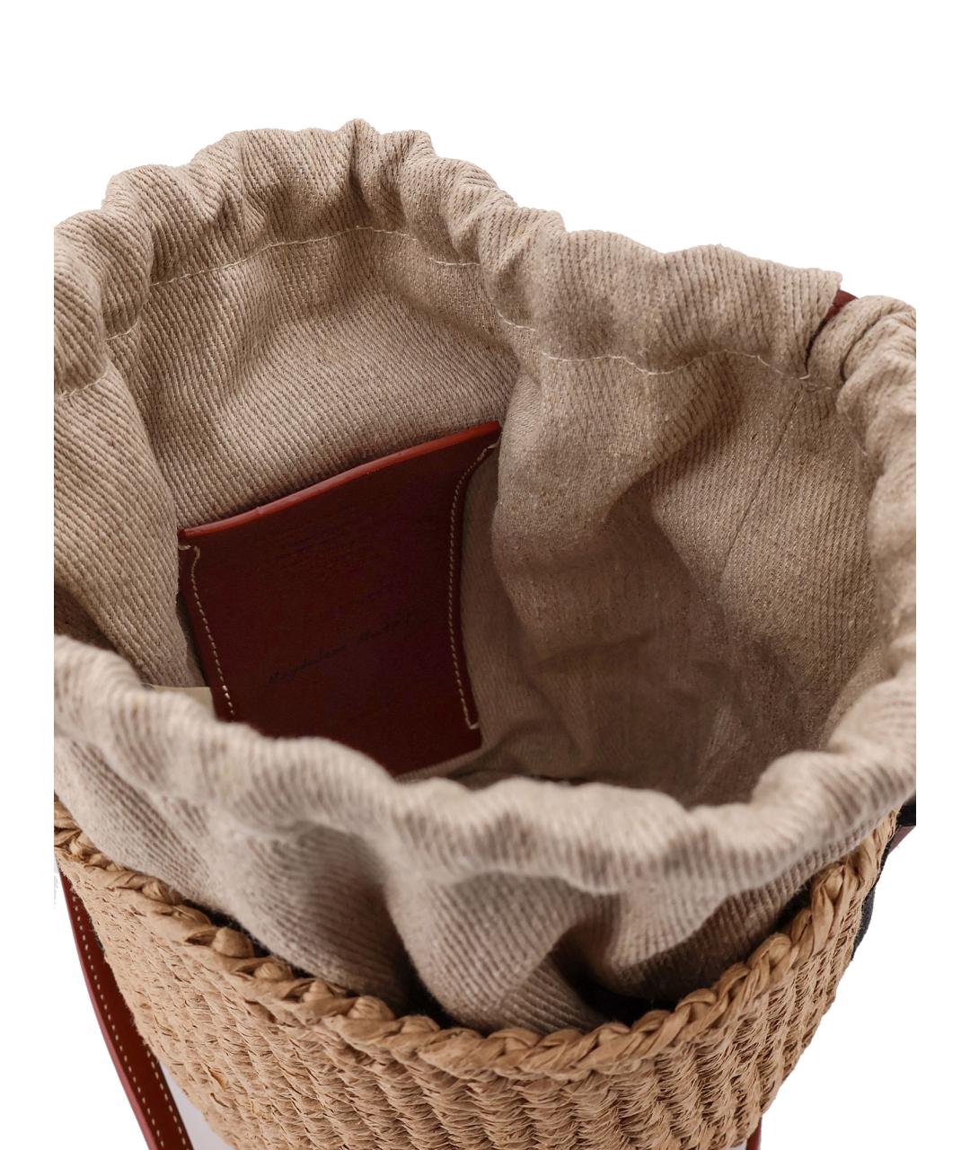 CHLOE Бежевая пелетеная сумка через плечо, фото 4