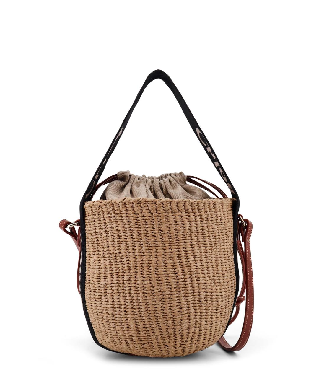 CHLOE Бежевая пелетеная сумка через плечо, фото 2