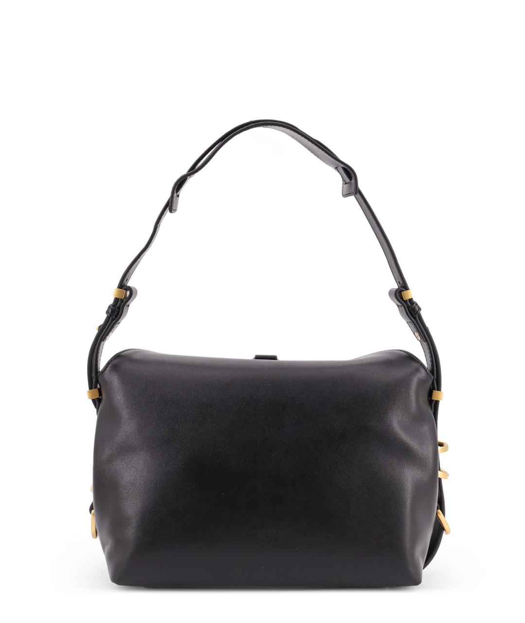 PINKO Черная кожаная сумка через плечо, фото 2