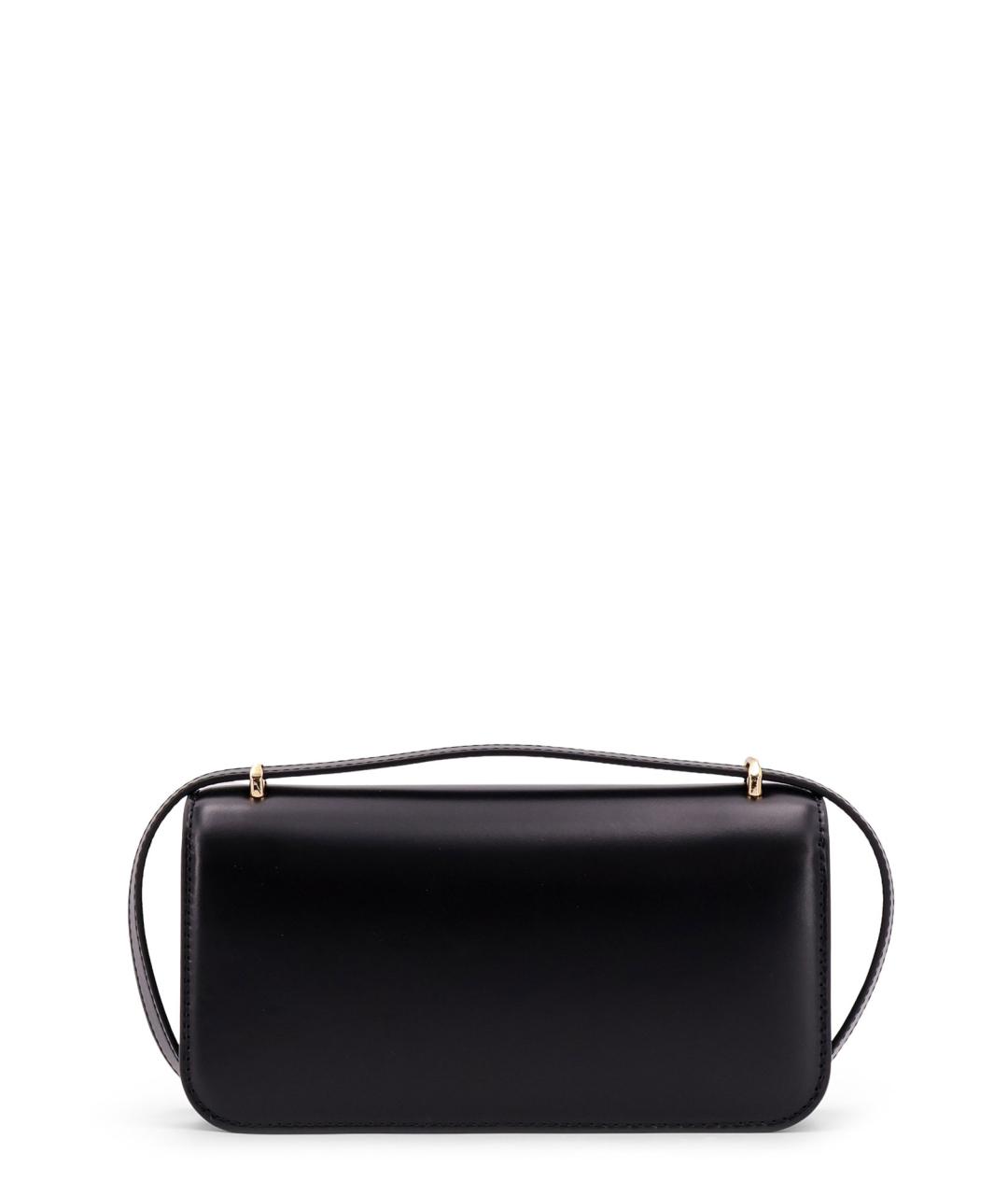 TORY BURCH Черная кожаная сумка через плечо, фото 2