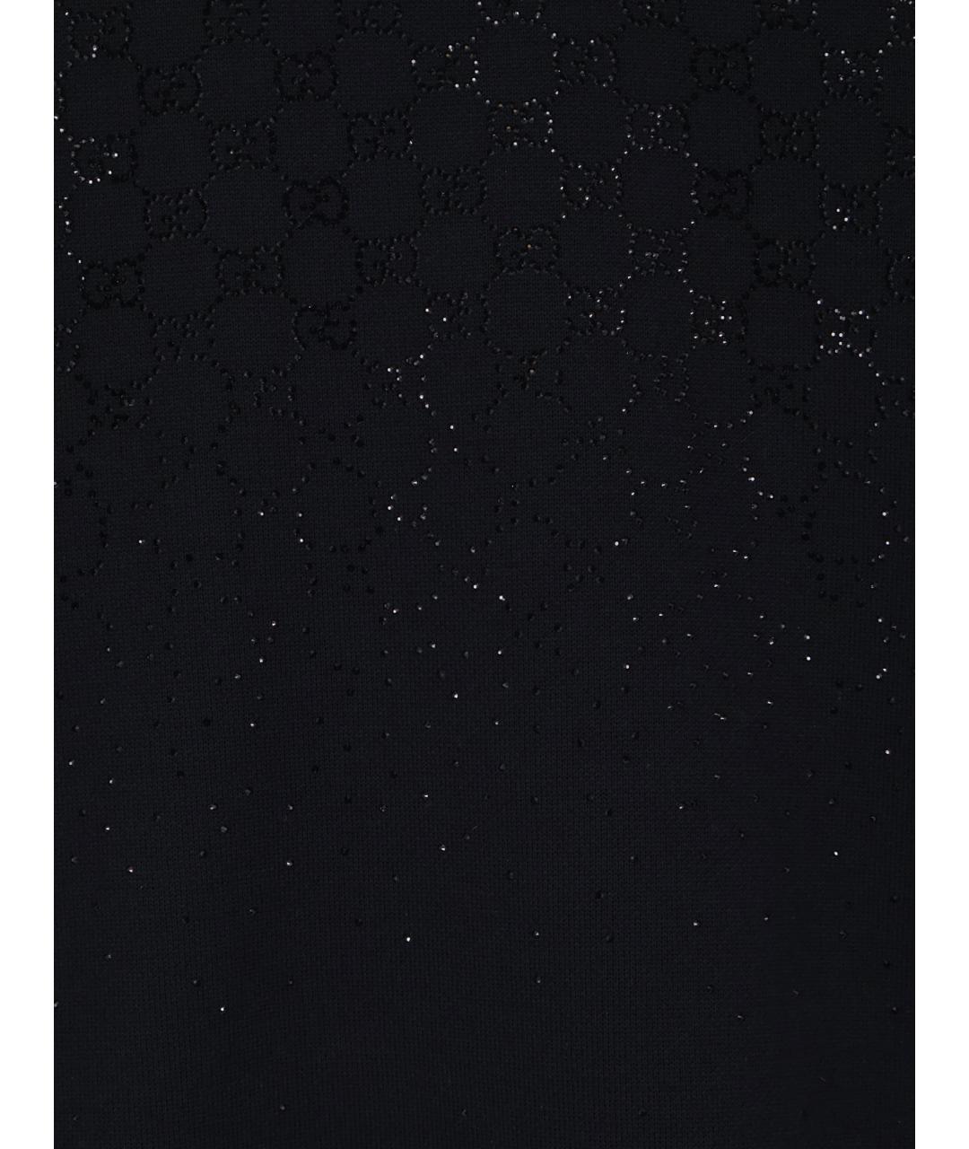 GUCCI Черное шерстяное повседневное платье, фото 3