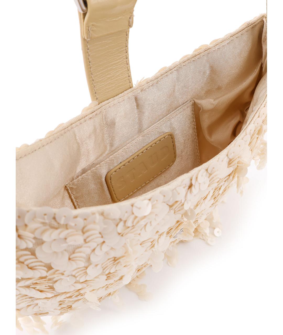 STAUD Бежевая тканевая сумка через плечо, фото 4