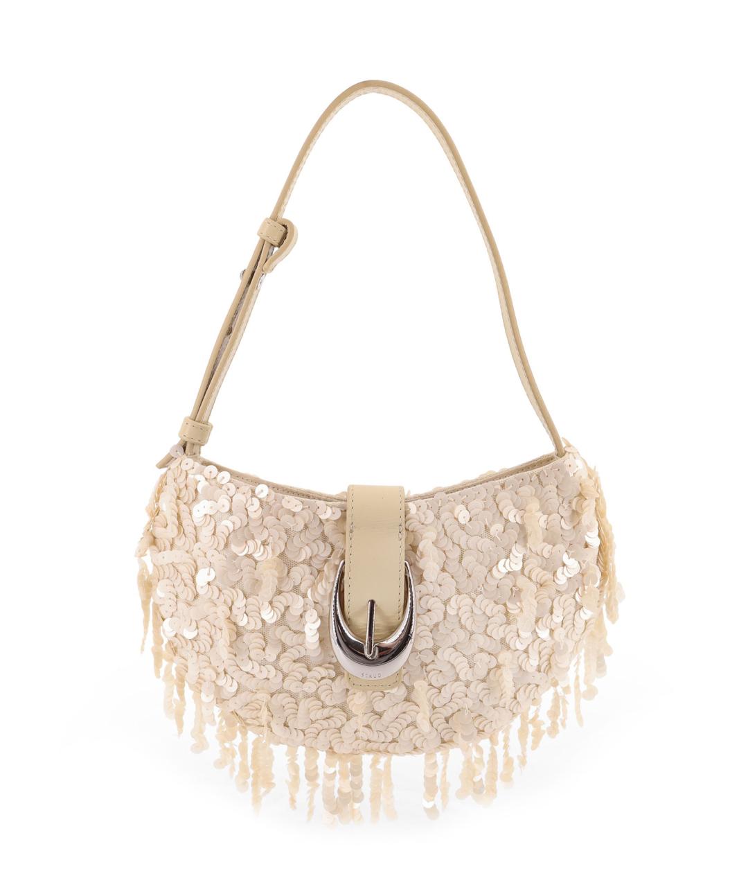 STAUD Бежевая тканевая сумка через плечо, фото 1