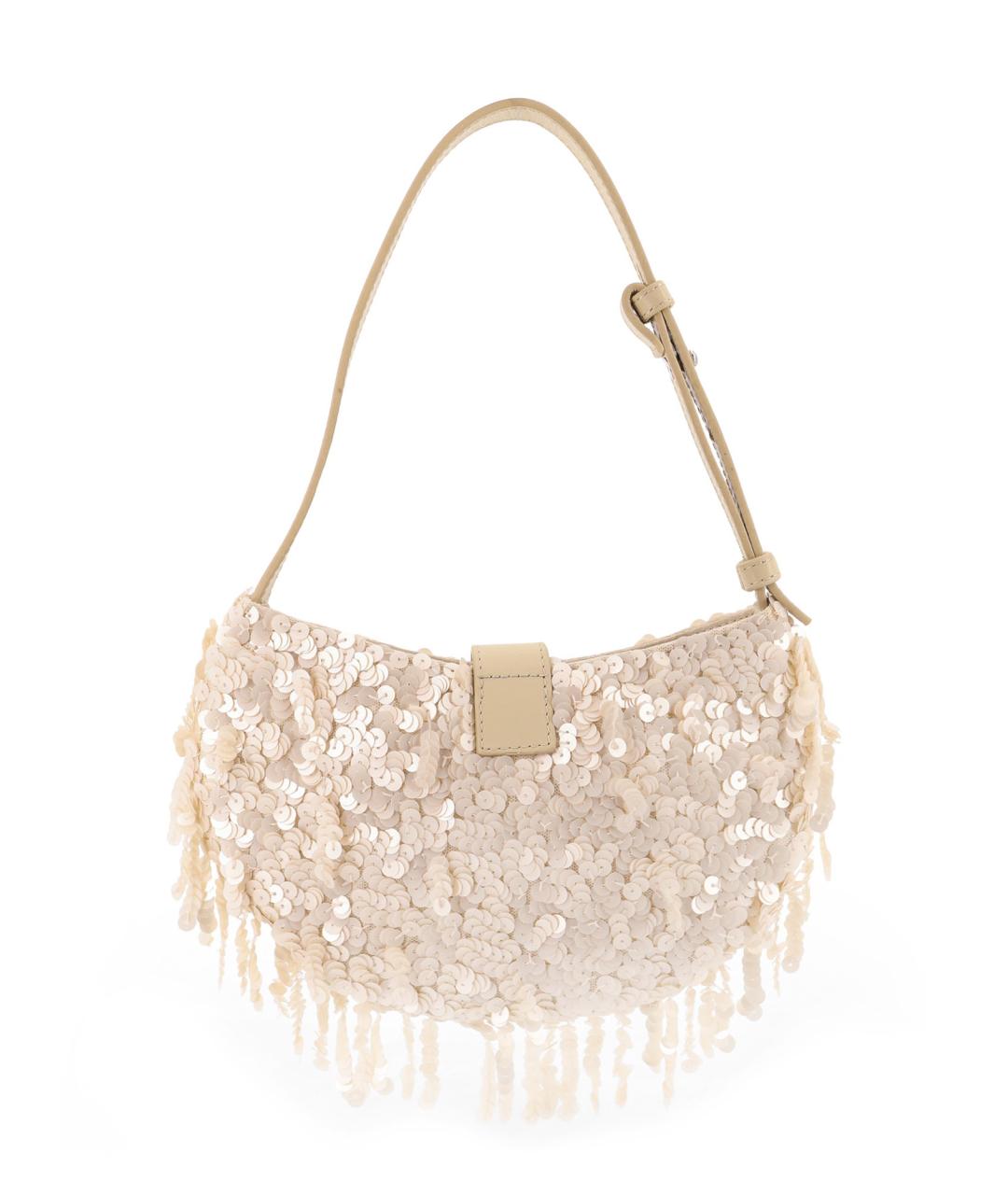 STAUD Бежевая тканевая сумка через плечо, фото 2