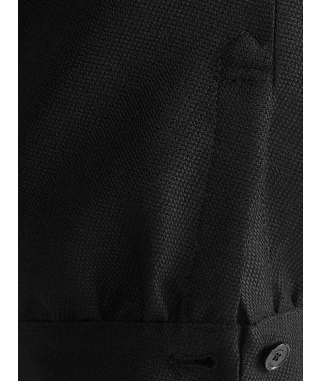 CHRISTIAN DIOR Черные шерстяные бриджи, фото 3