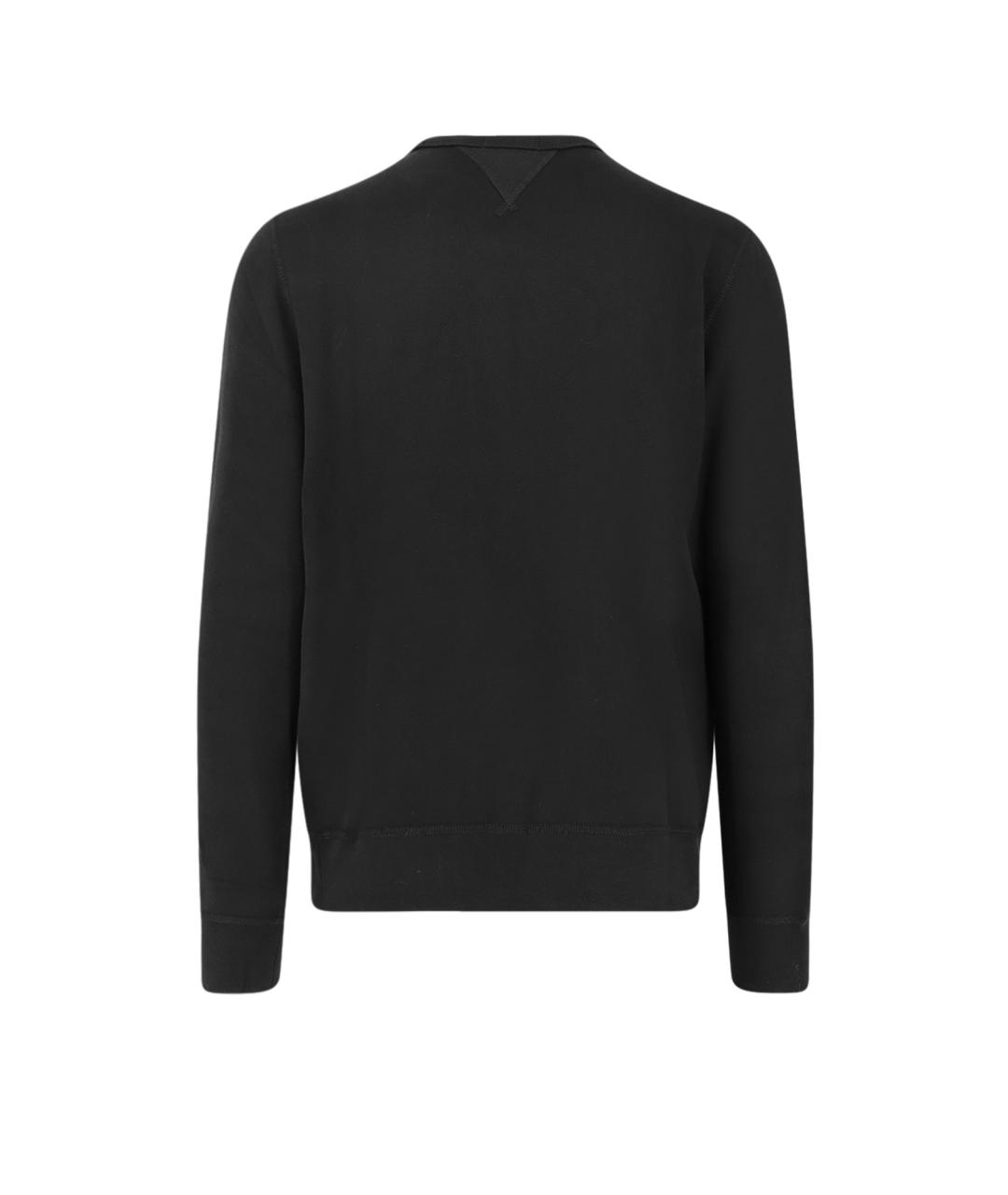 POLO RALPH LAUREN Черный хлопковый джемпер / свитер, фото 2