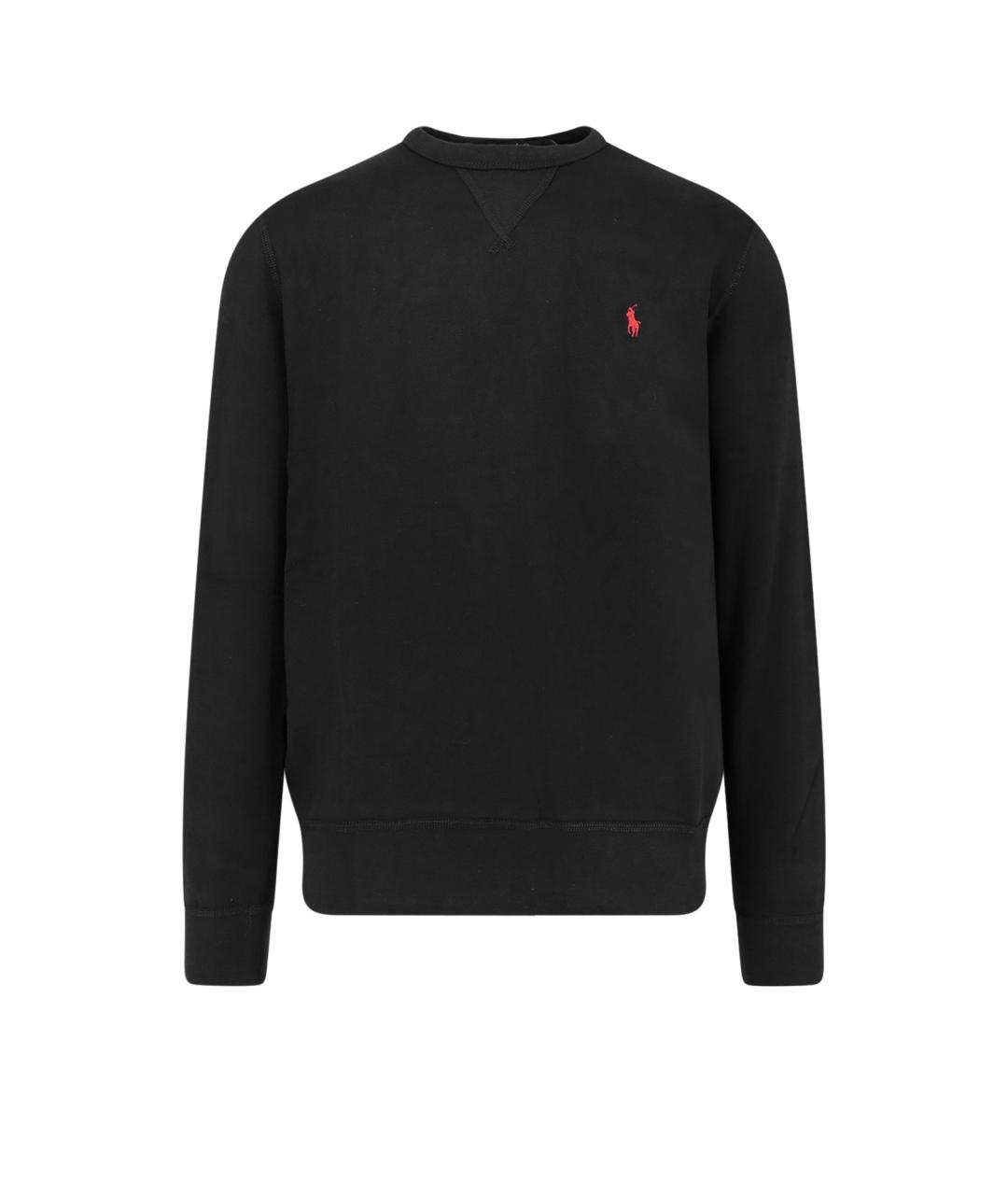 POLO RALPH LAUREN Черный хлопковый джемпер / свитер, фото 1