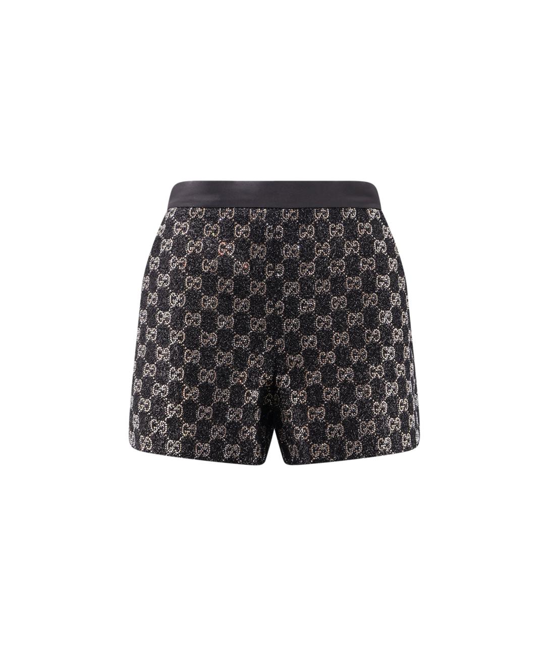 GUCCI Черные вискозные шорты, фото 1
