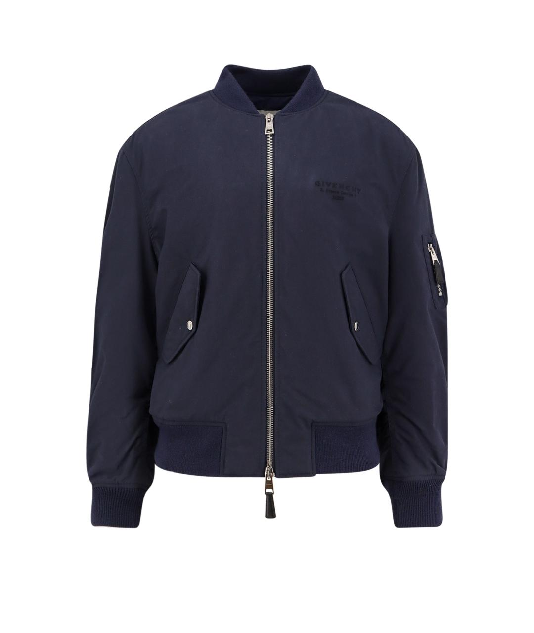 GIVENCHY Темно-синяя хлопковая куртка, фото 1