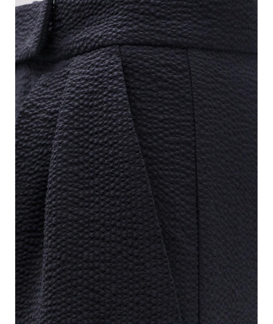 MAX MARA Темно-синие шерстяные брюки широкие, фото 3