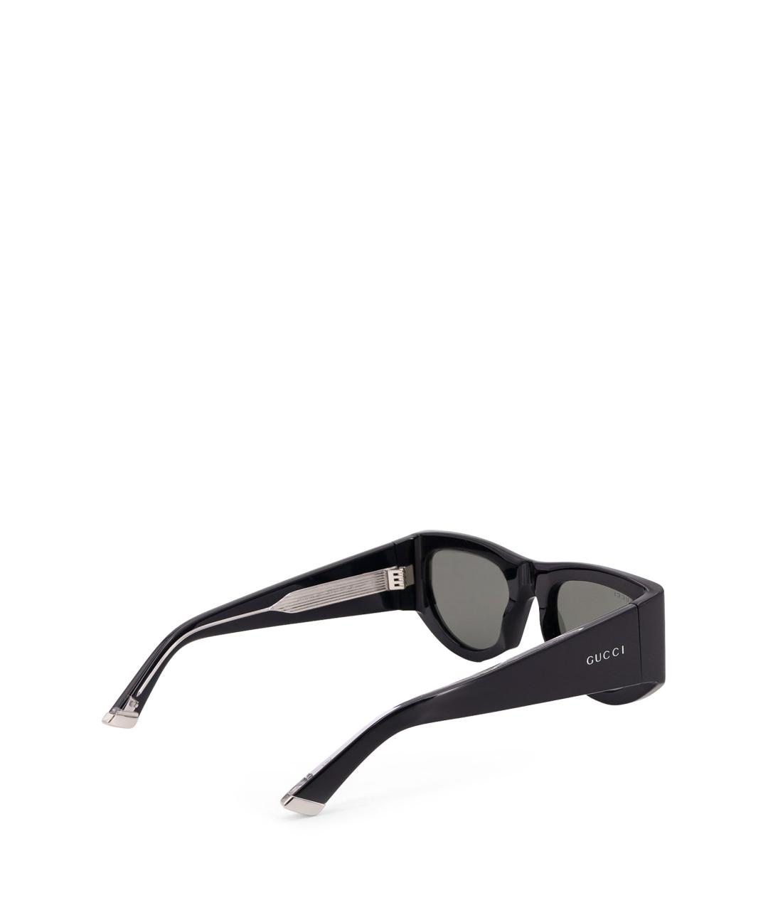 GUCCI Черные пластиковые солнцезащитные очки, фото 3