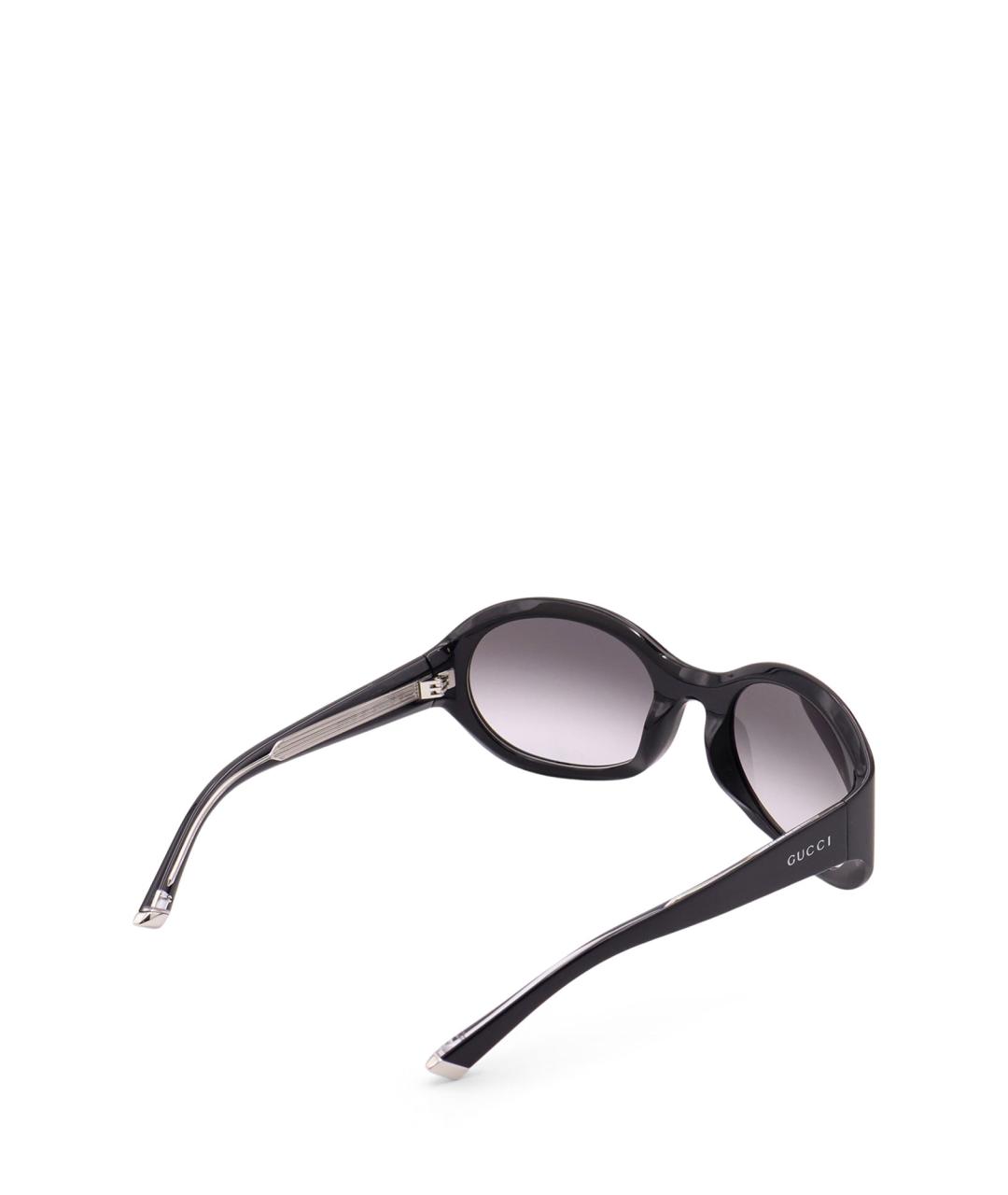 GUCCI Черные пластиковые солнцезащитные очки, фото 3