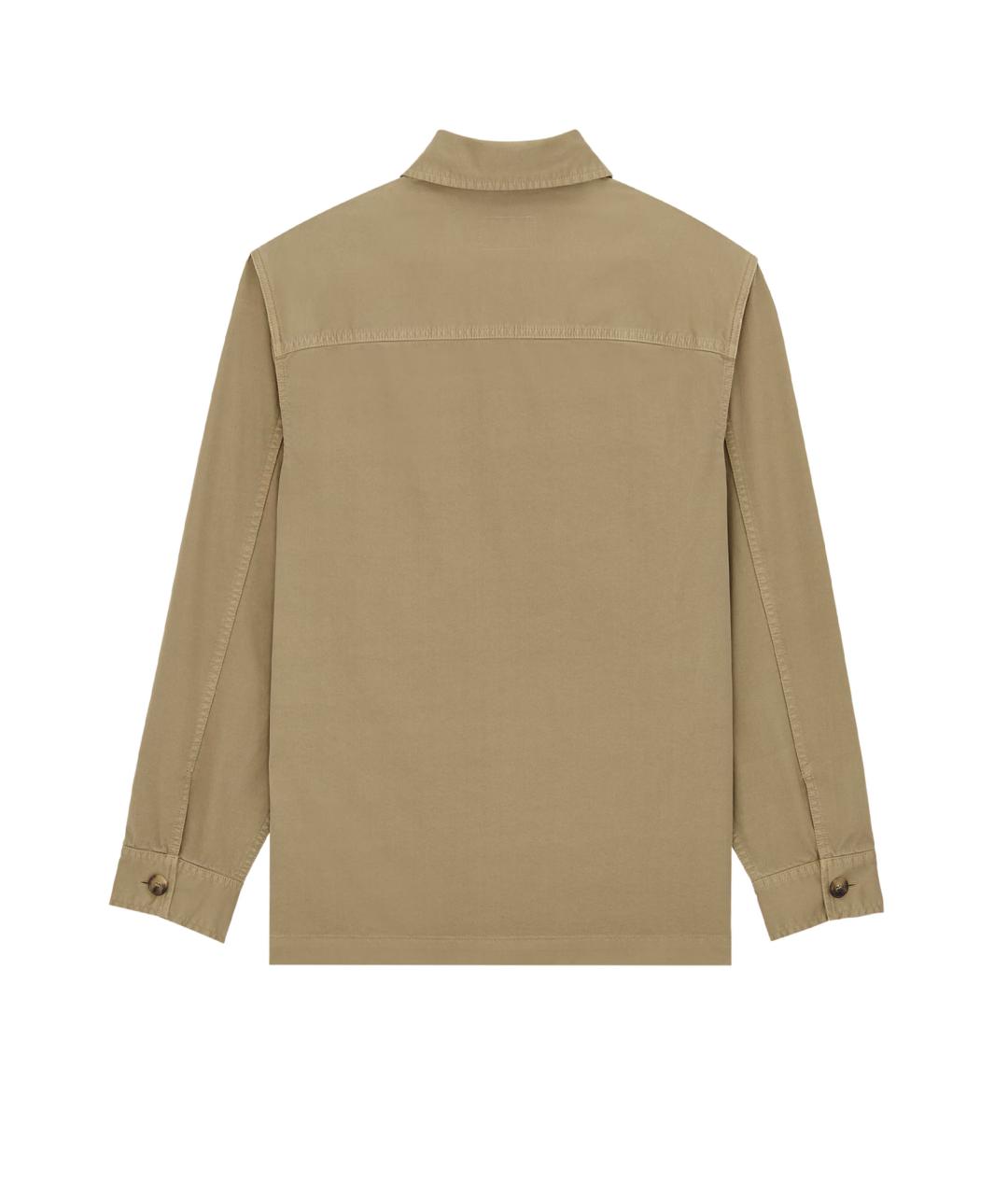 SAINT LAURENT Бежевая хлопковая куртка, фото 2