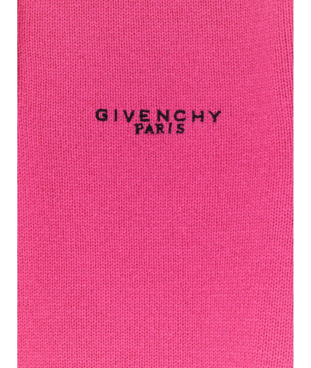 GIVENCHY Розовая кашемировая футболка, фото 3