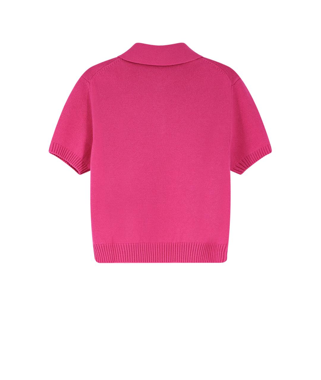 GIVENCHY Розовая кашемировая футболка, фото 2