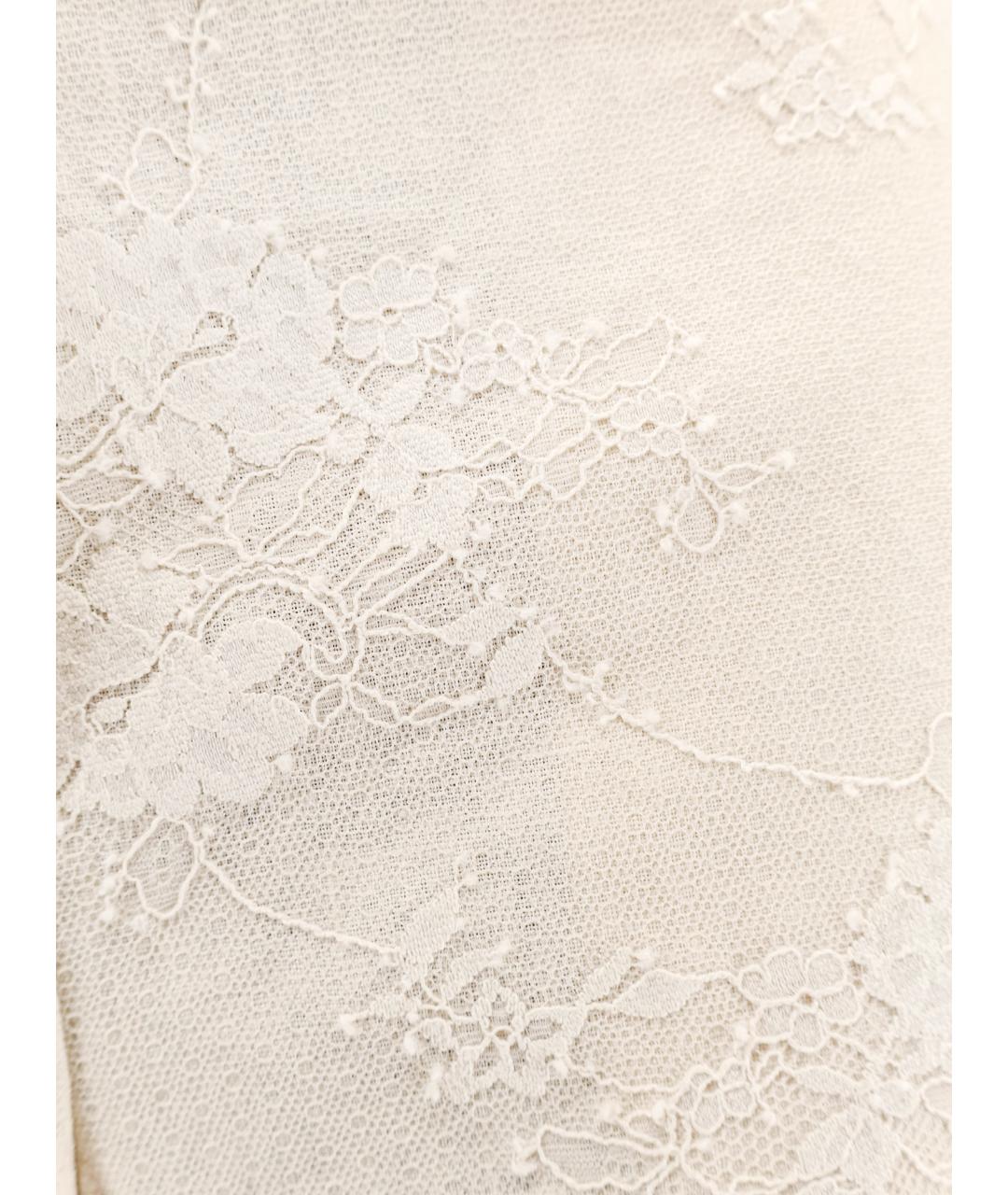 PINKO Бежевые льняные брюки широкие, фото 3