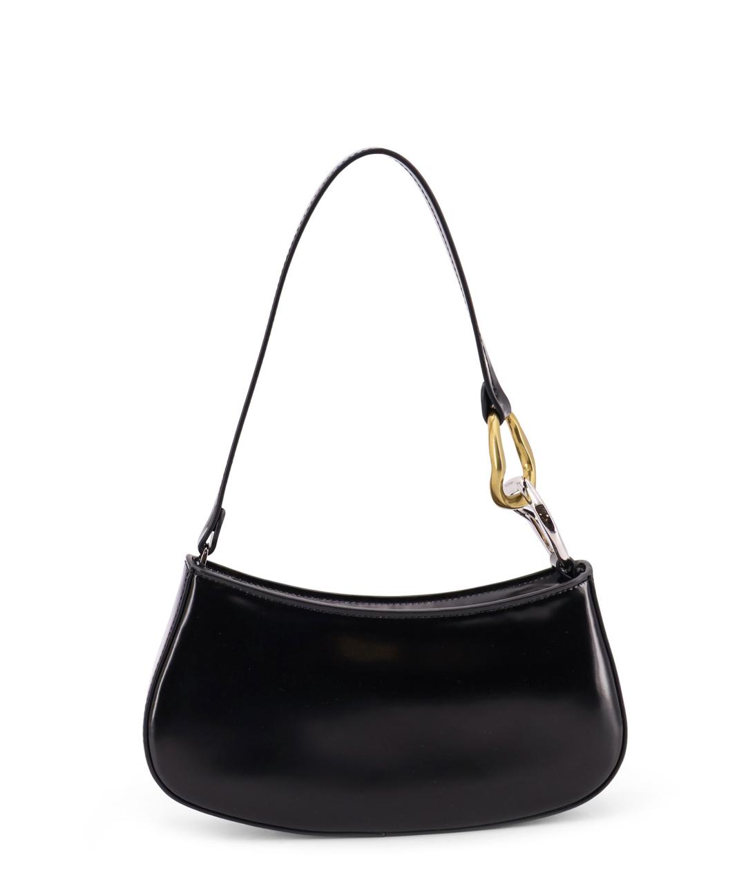 STAUD Черная кожаная сумка через плечо, фото 1