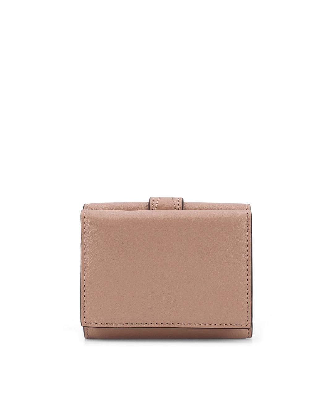 CHLOE Бежевый кожаный кошелек, фото 2