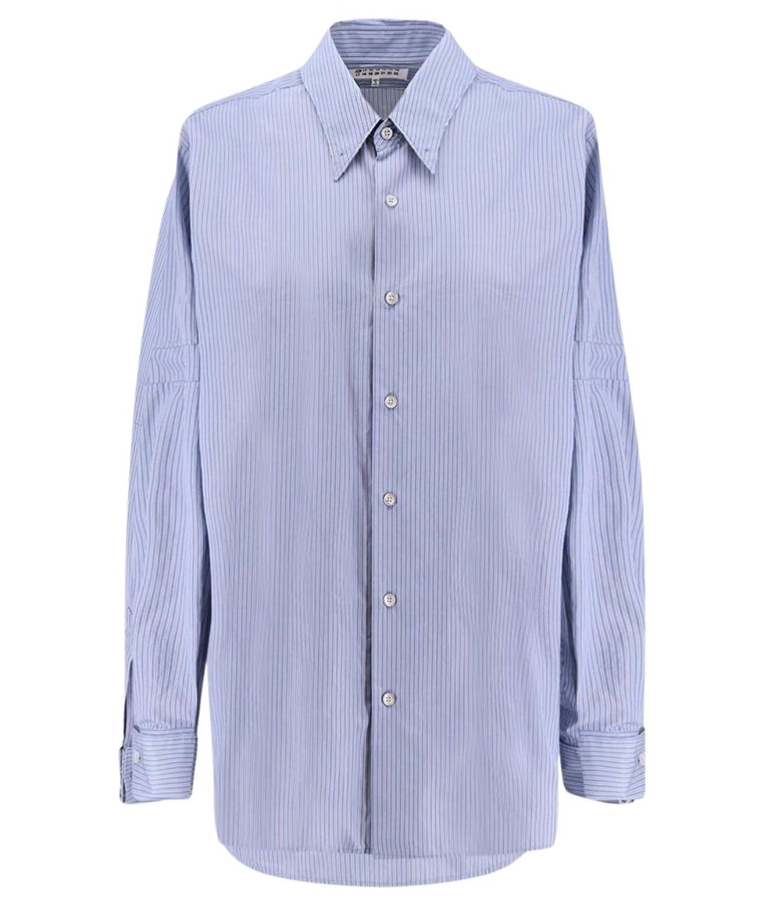 MAISON MARGIELA Голубая хлопковая рубашка, фото 1