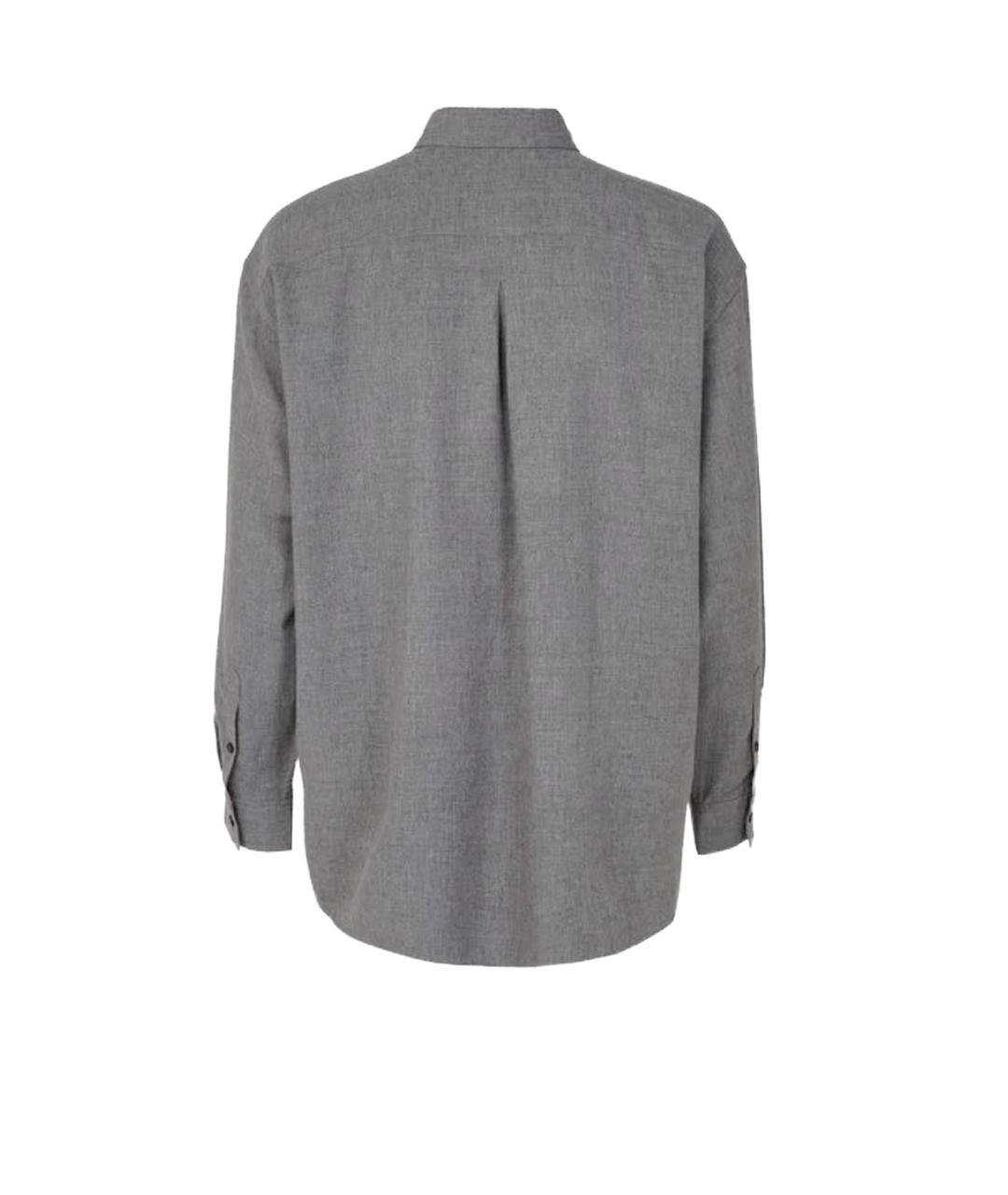 TOTEME Серая вискозная рубашка, фото 2