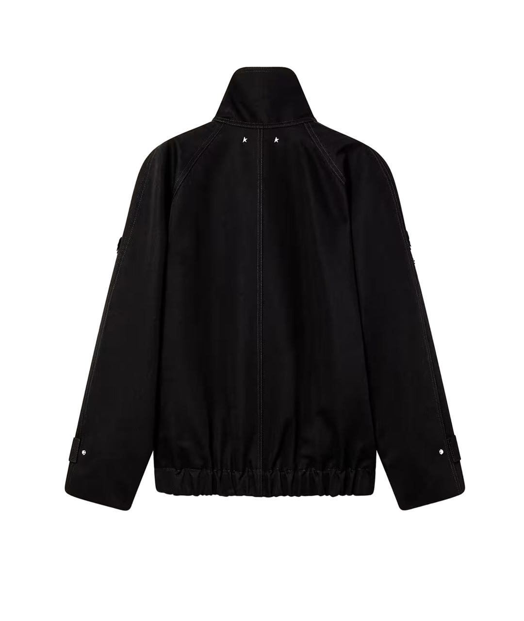 GOLDEN GOOSE DELUXE BRAND Черная хлопковая куртка, фото 2