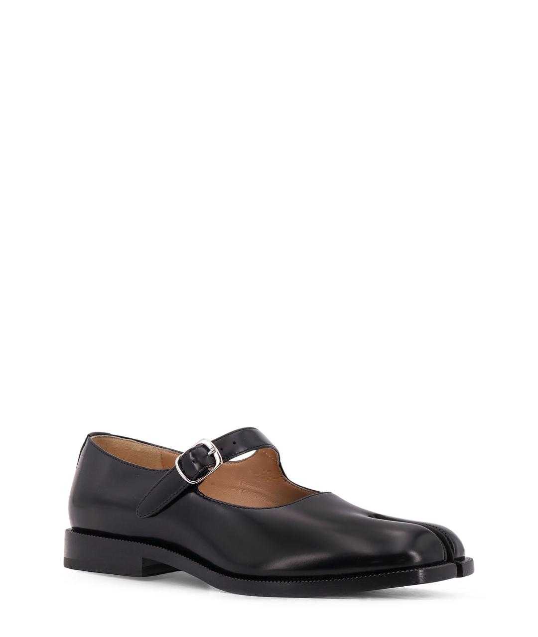 MAISON MARGIELA Черные кожаные балетки, фото 2