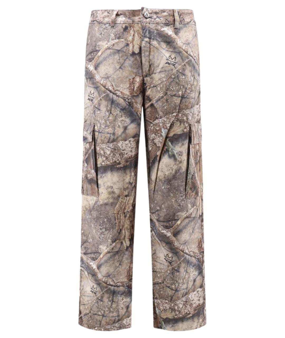 REPRESENT Мульти хлопковые повседневные брюки, фото 1