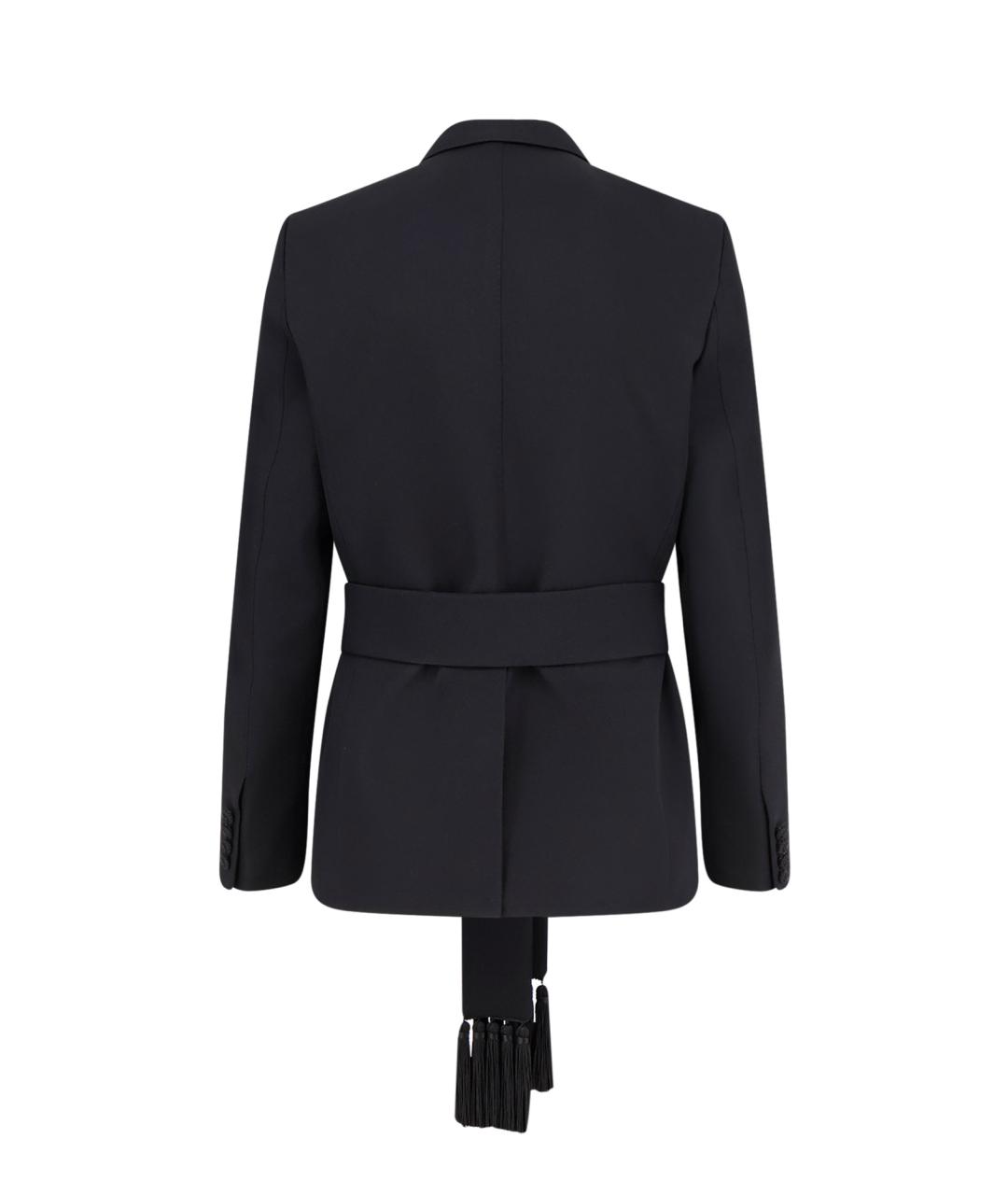 VALENTINO Черный шерстяной пиджак, фото 2