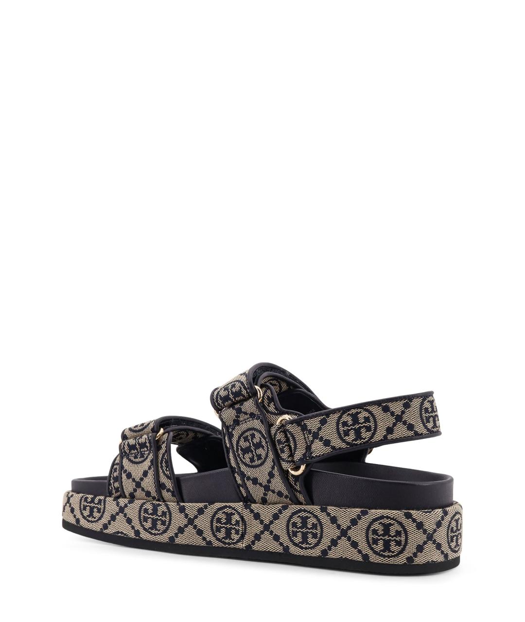 TORY BURCH Мульти текстильные босоножки, фото 3