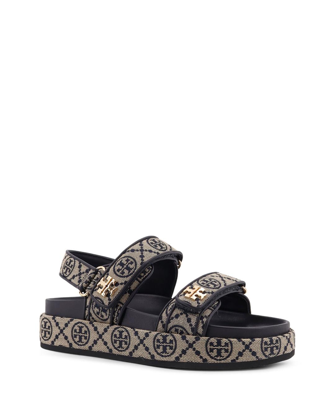 TORY BURCH Мульти текстильные босоножки, фото 2