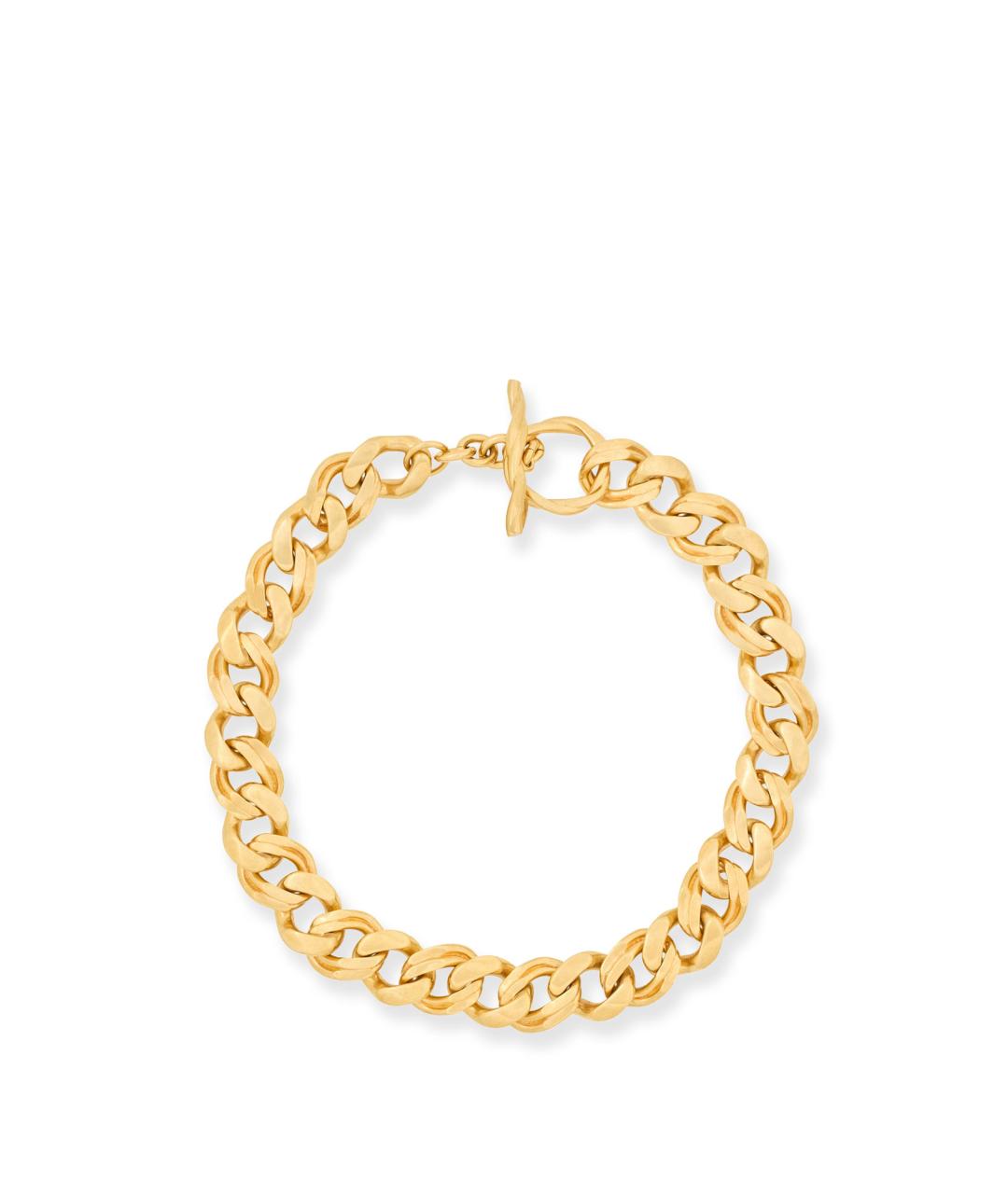 SAINT LAURENT Золотое металлическое колье, фото 1